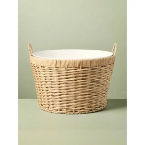 23L Woven Wrapped Metal Beverage Tub - Hearth & Hand Magnolia, Target 2025